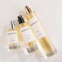 Flacon de parfum en verre rechargeable pour voyage, avec bouchon à vis, 20ml, 30ml, 60ml, pour fabricants de parfums, avec faible MOQ