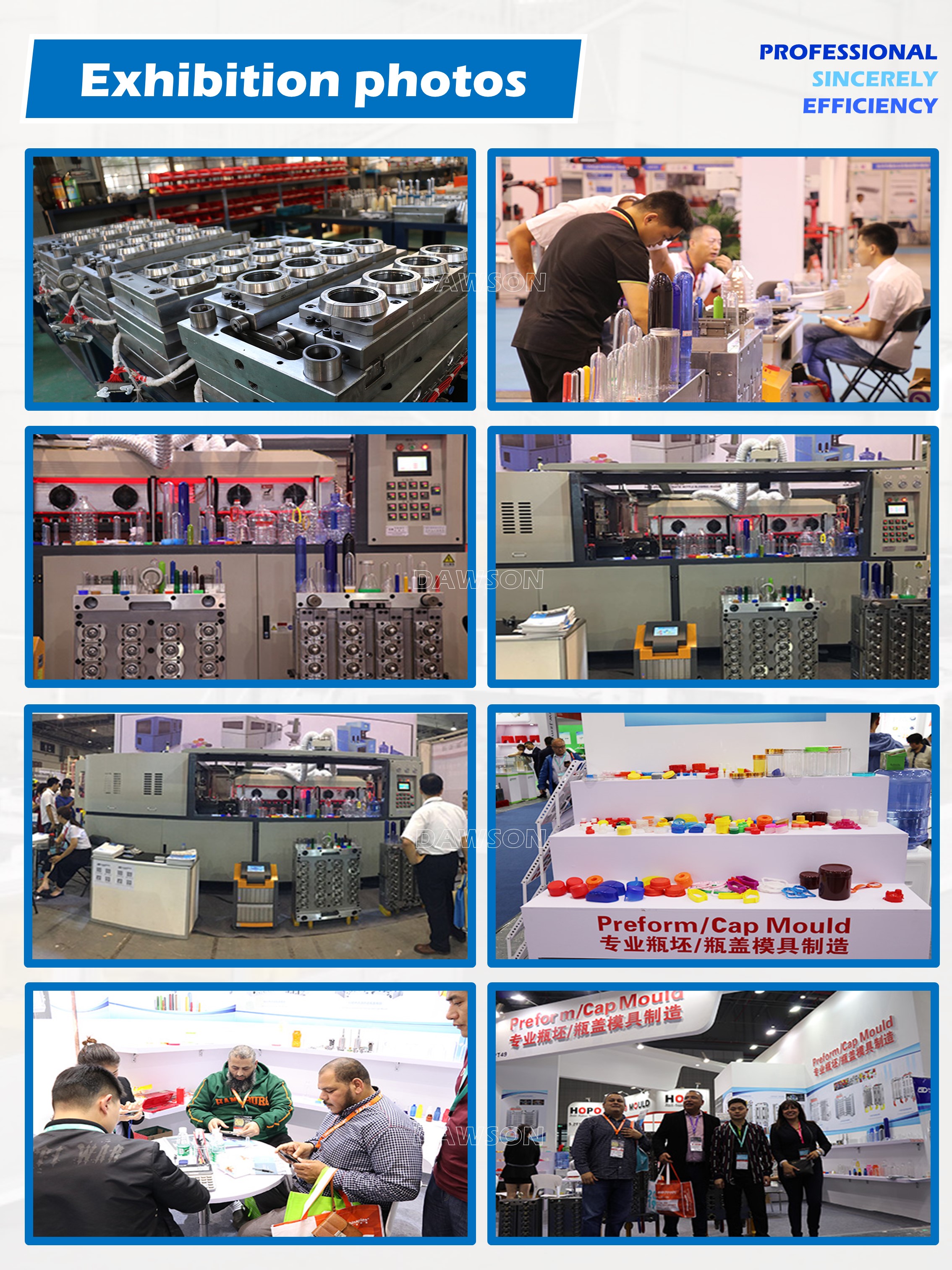 Injection Pet Preform Mould 3 Cavity 64g Preform Mould Preform Pet Plastic Mould