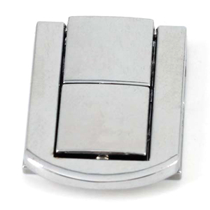 Loquet à bascule en argent pour <span class=keywords><strong>coffre</strong></span>, valise, boîtes, coffres, trousseaux, fermoir <span class=keywords><strong>de</strong></span> verrouillage pratique pour outils et bibelots - Product Image 1