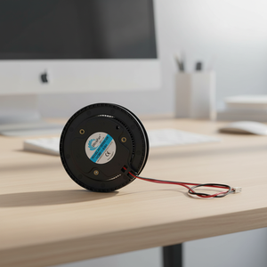 高風量低騒音100mm 10025小型高速ブラシレスモーターDCフレームレスブロワー遠心ファン排気換気 - Product Image 4