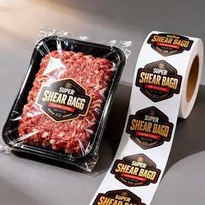 Super Shear Bagg Eco-Friendly Heat Resistant Hexagon Self-Adhesive Labels PET Waterproof Food Packaging <b>Stickers</b> Rolls <b>for</b> - Product Image 1
