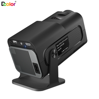 Mini projecteur de jeu Dcolor HY320 720P Android 11 WiFi 200 ANSI BT5.0 Projecteur portable pour joueur de jeu à domicile