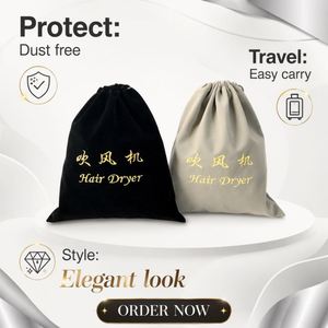 Bolsa de Terciopelo Reutilizable con Cordón y Logotipo Personalizado para Perfume, Lápiz Labial, Pelucas, Joyería, Gafas, Relojes y Accesorios - Product Image 2