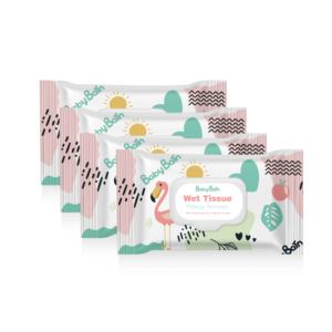 Lingettes nettoyantes sans alcool sans parfum, antibactériennes, tuant 99% des germes, lingettes humides à base d'aloès - Product Image 2