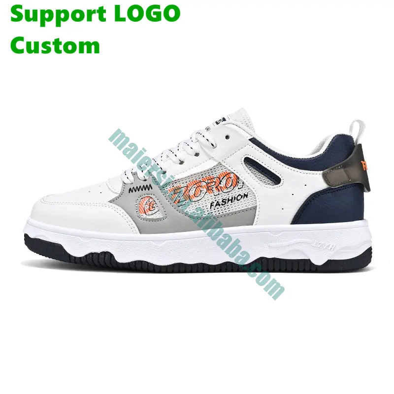 Summer custom skateboard casual shoes 2023 shoe manufacturer custom men High quality comfortable jogging air breathable upper