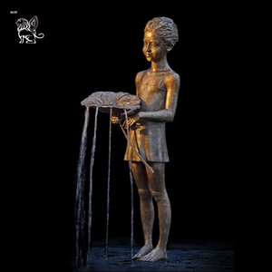 Hiện Đại Thiết Kế Nghệ Thuật Bronze Cuộc Sống Kích Thước Nhảy Múa Ba Lê Cô Gái Đài Phun Nước Bức Tượng Đồng Nước Đài Phun Nước Cô Gái Điêu Khắc - Product Image 6