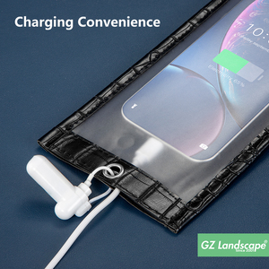 Tùy Chỉnh Sự Kiện Đám Cưới Bí mật Không Có Ảnh PU Da Chống Máy Ảnh Chặn Điện Thoại Di Động Túi Màn Hình Cảm Ứng Có Thể Khóa Điện Thoại Di Động Pouch - Product Image 5