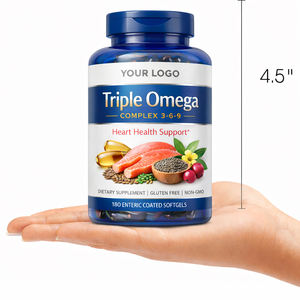 แคปซูลนิ่มทริปเปิลโอเมก้า 3-6-9 สำหรับผู้ใหญ่ ขายดี พร้อมสารเคลือบป้องกันการย่อยในกระเพาะอาหาร เสริมสร้างสุขภาพหัวใจและกระดูก รับผลิตโลโก้ตามสั่ง - Product Image 4