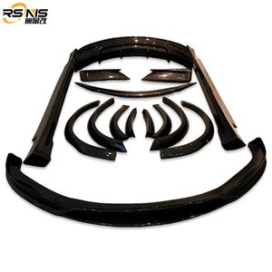 Para Tesla <span class=keywords><strong>S</strong></span>-Type Kit de cuerpo ancho de fibra de carbono mejorado estilo RZ arco de rueda parachoques de coche falda lateral Kit de cuerpo Premium y duradero - Product Image 2