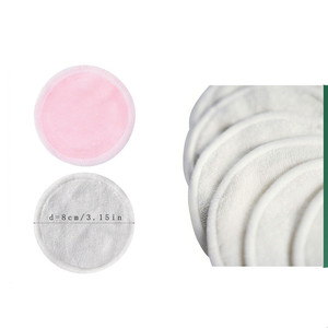 Cuscinetti per la pulizia del viso in cotone di bambù riutilizzabili lavabili durevoli al 100% organici per la rimozione del trucco dell'etichetta privata - Product Image 4