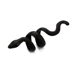 Go Party Vintage esagerato aperto regolabile da uomo anelli Punk in lega di metallo animale serpente anello da dito per le donne - Product Image 5