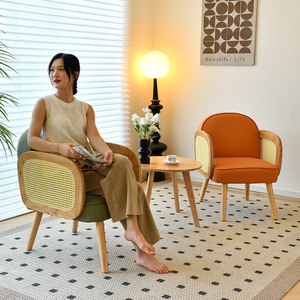 Nordic Solid Wood <b>Chair</b> With Cushioning Flocking Fabric For Restaurant And Coffee Shop Use U Shaped Design Part Number Jb 830 - Product Image 1
