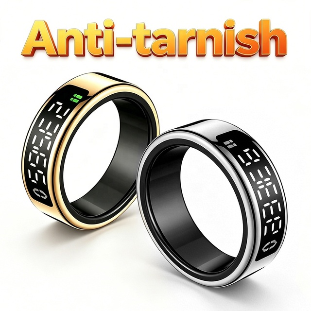 XZX Custom Smart Ring Stainless Steel NFC Enabled Waterproof Wearable Health Ring with Heart Rate and Blood Oxygen Tracking