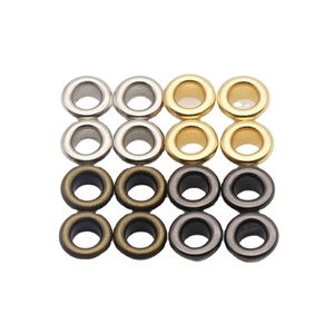 Atacado Preço Barato Tamanho Personalizado <span class=keywords><strong>Round</strong></span> Metal Brass Garment Ilhós para Vestuário Sapatos Sacos - Product Image 1