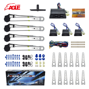 Fábrica 12V Regulador Conversión 4 Puertas 2 Puertas Universal Auto Power Window Kit Con Interruptor - Product Image 1