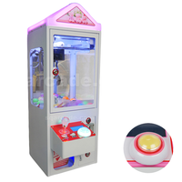 Vente chaude Personnalisé Double Poupée Grue Jouet En Acier Inoxydable Machine À Griffes Pour Enfants Console De Jeu 1 An En Peluche Distributeurs Automatiques