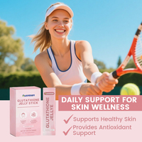 Bâtonnets de gelée OEM au collagène, L-glutathion, Alpha Arbutine et Vitamine C – Compléments de soin pour la peau – Bâtonnets de gelée au L-glutathion pour le blanchiment