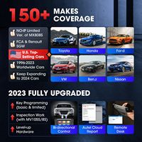 Alat diagnostik mobil Autel MaxiCOM MK808S OBD2, alat pemindai aktif pembaca kode tes aktif OBD 2 2025