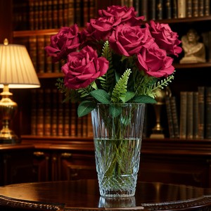 Bouquet <span class=keywords><strong>de</strong></span> 7 roses artificielles en soie, fleurs réalistes pour la décoration <span class=keywords><strong>de</strong></span> mariage, <span class=keywords><strong>de</strong></span> fête, <span class=keywords><strong>de</strong></span> table, <span class=keywords><strong>de</strong></span> <span class=keywords><strong>maison</strong></span> et <span class=keywords><strong>de</strong></span> <span class=keywords><strong>jardin</strong></span>, vente en gros - Product Image 5