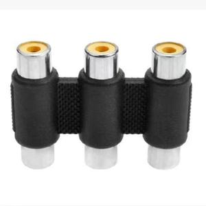 Conector RCA Phono Triple de Ángulo Recto, Color Rojo, Blanco y Amarillo, Conectores de Audio y Video con Aislamiento - Product Image 4