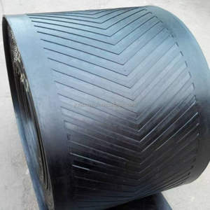 Antislip rubber transportband met visgraatpatroon voor mijntransport - Product Image 1