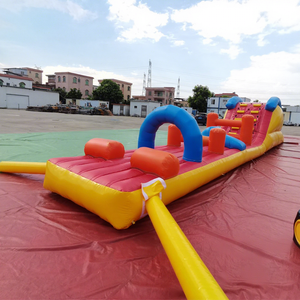 Amphibious kids outdoor party jumpers <b>bounce</b> house inflatable water obstacle course for swimming pool - Product Image 1