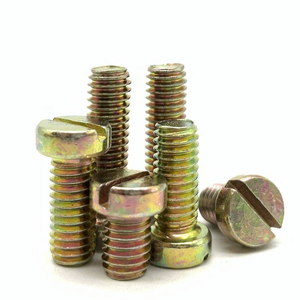 Din84 M1 M4 M6 3Mm <span class=keywords><strong>Brass</strong></span> Rãnh Cheesehead Hạt Thép Không Gỉ Và Bu Lông Tùy Chỉnh Nữ Nut Chèn Đồng Máy Vít - Product Image 4