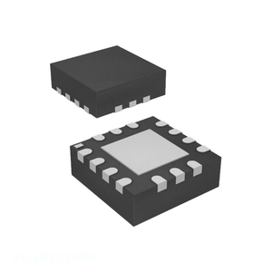 Distribuidor autorizado FUSB302MPX 14 WFQFN Componentes de circuito electrónico de interfaz de almohadilla expuesta - Product Image 1