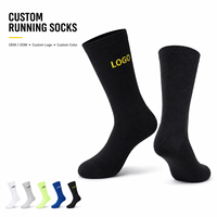 Chaussettes de sport personnalisées en gros pour jeunes et enfants, légères, respirantes, en maille, à compression, pour l'automne