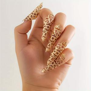 2020ขา<span class=keywords><strong>ย</strong></span>ส่งผีเสื้อเสน่ห์อุปกรณ์เสริมนิ้วกลวงโลหะเล็บแหวนแฟชั่นแหวน - Product Image 3