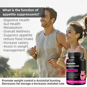 Appetit zügler kapseln mit pflanzlichen Extrakten für Gewichts verlust kapseln und Hunger management - Product Image 6