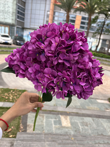 All'ingrosso 5 teste di nozze artificiali grandi fiori <span class=keywords><strong>viola</strong></span> fiori decorativi fiori <span class=keywords><strong>viola</strong></span> fiori <span class=keywords><strong>viola</strong></span> <span class=keywords><strong>scuro</strong></span> fiori <span class=keywords><strong>viola</strong></span> - Product Image 3