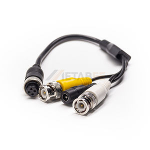 Cable adaptador divisor de alimentación CC GX12 de 4 pines de aviación a BNC macho SMB hembra para cámaras de seguridad CCTV 12V - Product Image 3