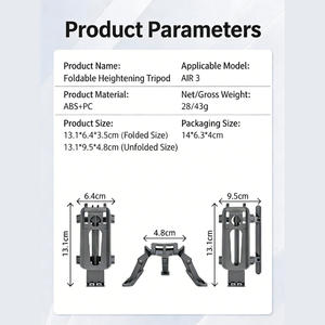 Compatible avec le trépied pliable <span class=keywords><strong>DJI</strong></span> Mavic <span class=keywords><strong>Air</strong></span> 3S et le train d'atterrissage réglable en hauteur Mavic <span class=keywords><strong>Air</strong></span> <span class=keywords><strong>3</strong></span> - Product Image 6