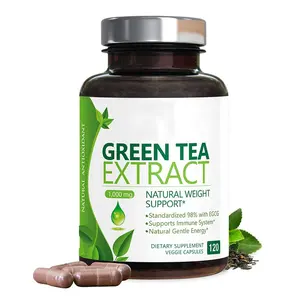 天然植物痩身カプセル緑茶エキス + ガルシニアカンボジア減量カプセル工場供給