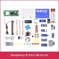 Versión Original Raspberry Pi Pico 2, Pico 2W, Pico 2WH, Versión Mejorada, Fabricada con RP2350, LAN Inalámbrica de 2.4GHz 802.11n