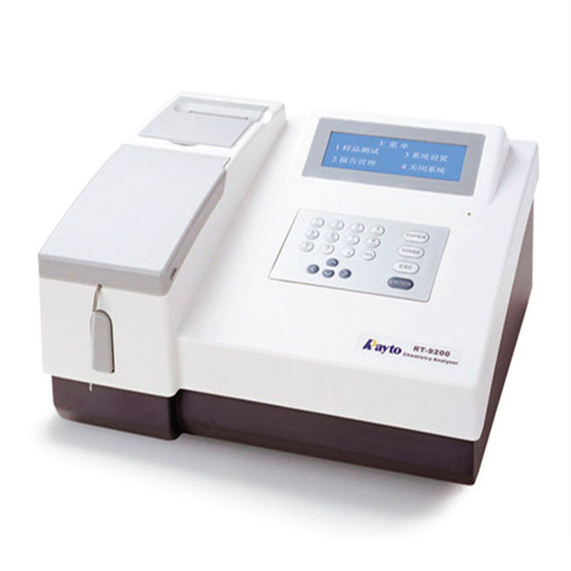 Rayto Chemical Laboratory Equipment Rayto Rt-9200 Clinical Lab Use Biochemical Analyzer Blood Chemistry Analyzer Rt 9200