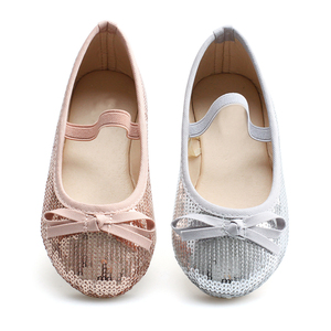 2022 <span class=keywords><strong>scarpe</strong></span> da balletto carine elastiche con paillettes piatte per ragazze più vendute - Product Image 2