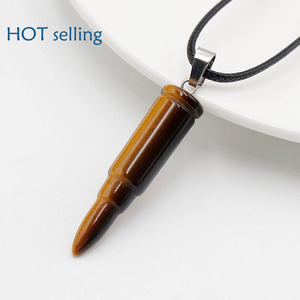 จี้หัวกระสุนทรงกระสุนปืนสไตล์พังค์ทันสมัยสไตล์ฮิปฮอป Hine Gun SHELL สร้อยคอส่วนตัว - Product Image 6