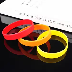 Manufacturer Promotional Gifts Rubber Bracelet Wrist Bands Sport Cheap Custom Logo Silicone Wristbands