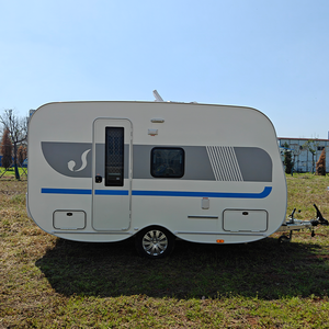 Remorque de camping-car <span class=keywords><strong>Pop</strong></span> Top 17FT à profil bas, carrosserie moderne en aluminium pour rangement en garage, idéale pour les aventures familiales en banlieue australienne - Product Image 1