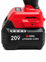 Visseuse à chocs sans fil 20V 230N.M 1/4" Hex Brushless avec batterie 4.0Ah pour la construction, le travail du bois et le travail des métaux