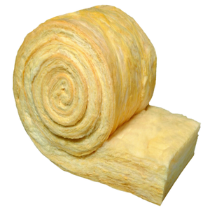 Glass Fiber Wool <b>Rolls</b> Square <b>Sheet</b> Modern External Wall Insulation Fire Resistant Eco-Friendly Customizable Size - Product Image 1