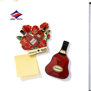 Nhà sản xuất nam châm tủ lạnh kim loại cá nhân hóa Longzhiyu 20 năm, nam châm tủ lạnh quảng cáo tùy chỉnh, quà lưu niệm logo - Product Image 5