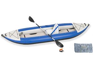 Kayak Inflable Doble Personalizado con Fondo Inflable para <span class=keywords><strong>3</strong></span> <span class=keywords><strong>Personas</strong></span>, Canoa Inflable para Rafting y Remo - Product Image 3