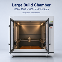 Imprimante 3D industrielle automatique à filament, buse 1.0-3.0mm, extrusion à haut débit 350mm/s, USB, garantie 1 an, grand format 1000mm