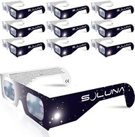 2024 Verres d'éclipse certifiés CE et ISO, lunettes d'éclipse solaire