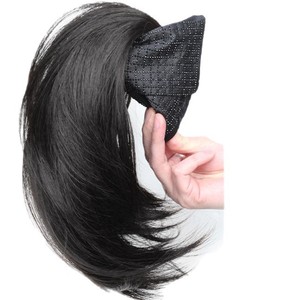 Slight Curl Ponytail With <b>Clip</b> High Temperature Wire Hair Realistic Style For Women - Product Image 5