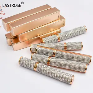 Bling diamond waterproof eyelash mascara make your own brand beauty golden mascara for Women