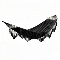 Hamac suspendu pliable et portable, style bohème traditionnel, en macramé, léger, écologique, pour l'extérieur, utilisation en parc, capacité 600 LBS